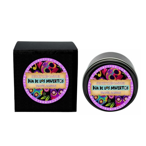 DIA DE LOS MUERTOS (CHURRO!) TRAVEL CANDLE/WAX MELTS - Picture 1 of 4